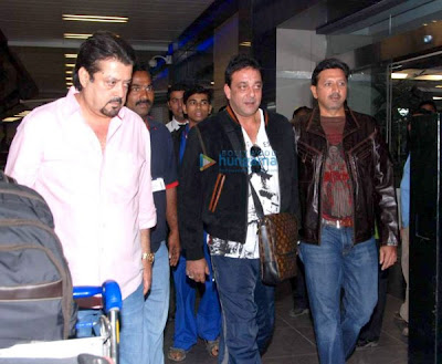 Sanjay Dutt Returns From Bangkok