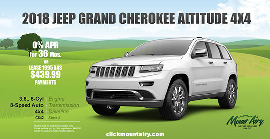 2018 Jeep Grand Cherokee Altitude 4X4, Mount Airy NC