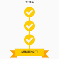 Couch to 5k Week 4 Completion Badge