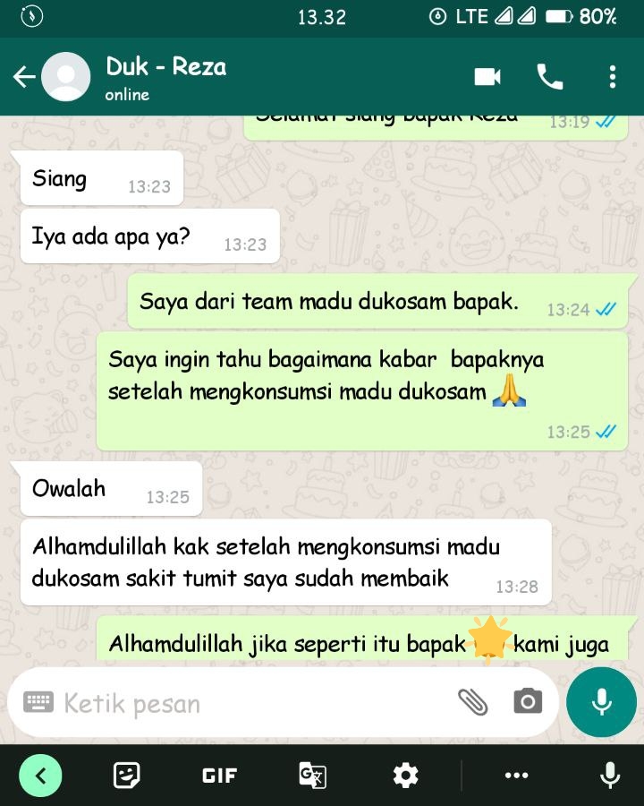 Testimoni Madu Dukosam