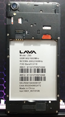 Lava Z60 Flash File Firmware H001_INT/S106 MT6737 7.0 Dead & Hang Logo Fix Stock Rom 100% Tested