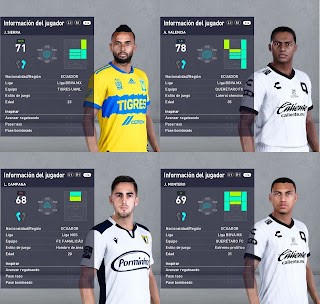 PES 2021 Facepack Ecuador by Mark