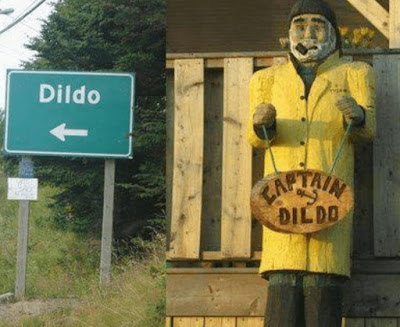 Dildo NF sign and Captain Dildo