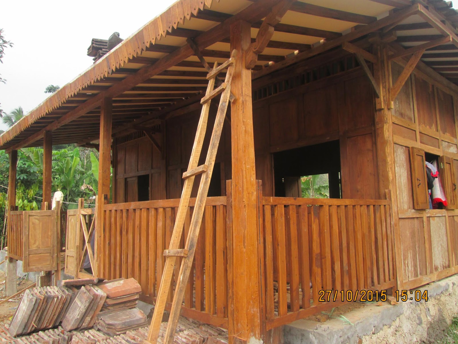 Gambar Dijual Rumah  Joglo  Jogja  Limasan Tumang Sari Desain  