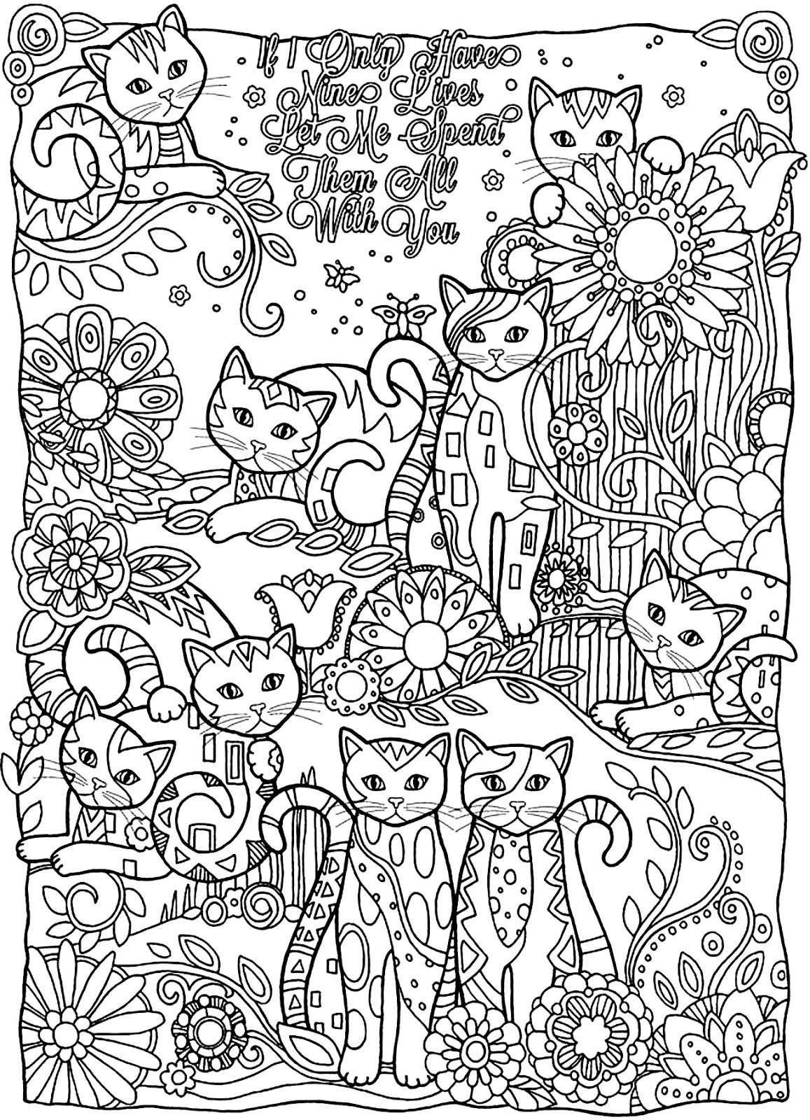 oring pages adults coloring animals insects nggallery page 2 image=insectes coloring adult cats cutes 1