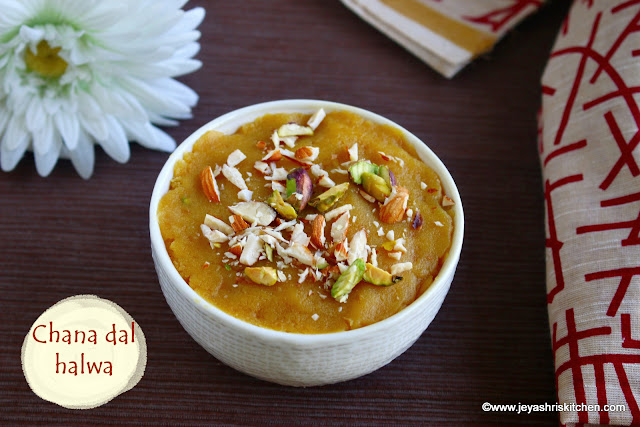 Chana dal halwa