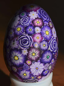 Polymer Clay Purple Egg