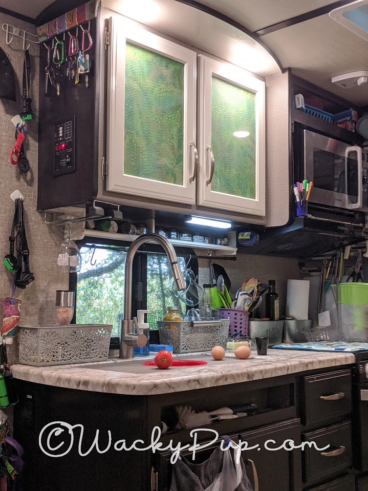 Don't Paint Your RV Cabinets - Do this instead! Genius Idea from Wacky Pup!