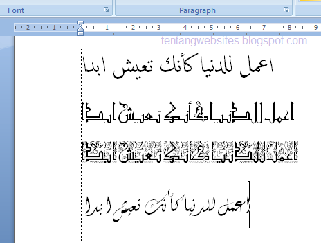 Download Font Kaligrafi Arab Cikimm 