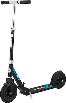 Razor A5 Air Kick Scooter - 8" Air-Filled Tires, Anti-Rattle System, Foldable, Adjustable Handlebars, Lightweight, for Riders Up to 220 lbs