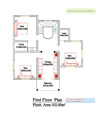 Kerala Style House Design First Floor