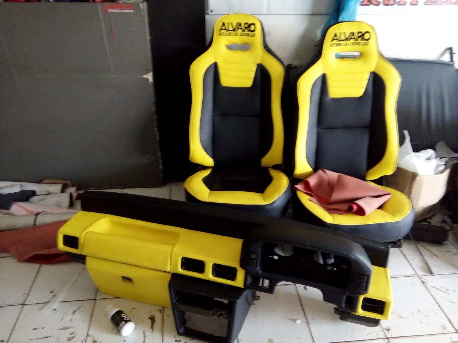 ALVARO JOK MOBIL INTERIOR CAR LEATHER SEAT VARIASI JOK DAN PLAFON