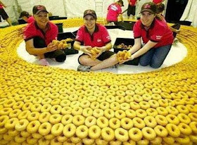 Giant Donut Made of Donuts