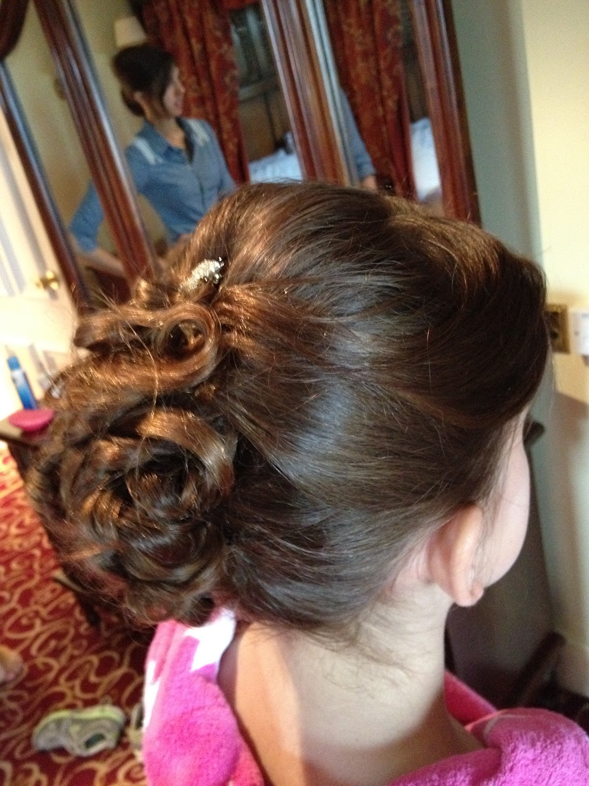 Wedding Hairstyles For Long Hair Half Up Half Down  up do and the other a half up style. All had a butterfly crystal clip