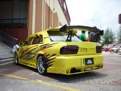 Modified Wira custom body kit