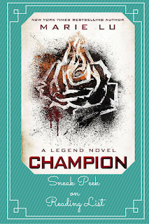 Sneak Peek at Champion by Marie Lu on Reading List