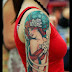Trendy Women Left Arm Tattoo Designs