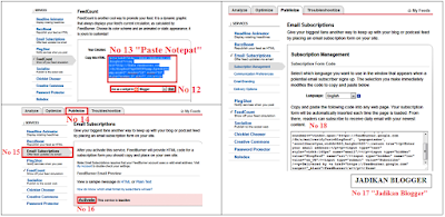 Membuat Feedburner Tahap Ke Dua