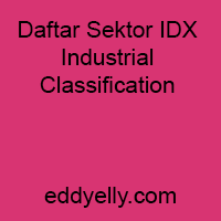 Daftar Sektor IDX Industrial Classification
