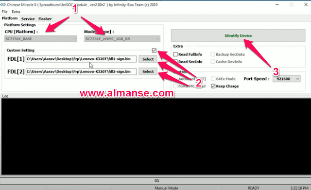 Explanation of the deletion of Google's protection for Lenovo Lenovo K320T Frp