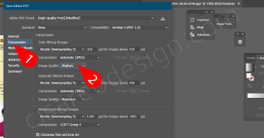 Cara Save PDF agar Ukuran file tidak besar di Adobe Ilustrator