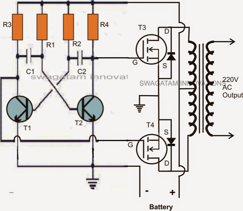 Mosfet Inverter Circuit Board    - 50 Watt Mosfet Inverter Circuit - Mosfet Inverter Circuit Board