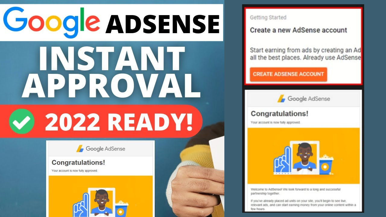 Fast Google Adsense Approval for Blogger & Wordpress (2022) 🔥 How to Monetize Blogger With Adsense