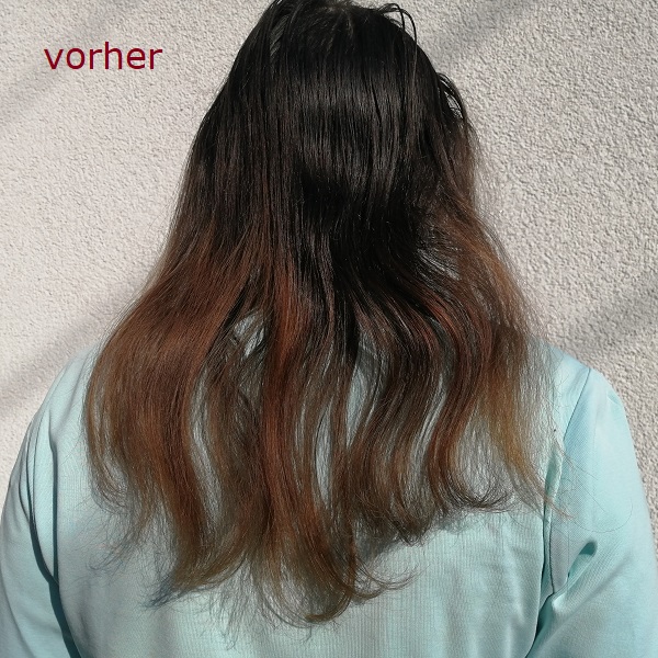 Haar vorher