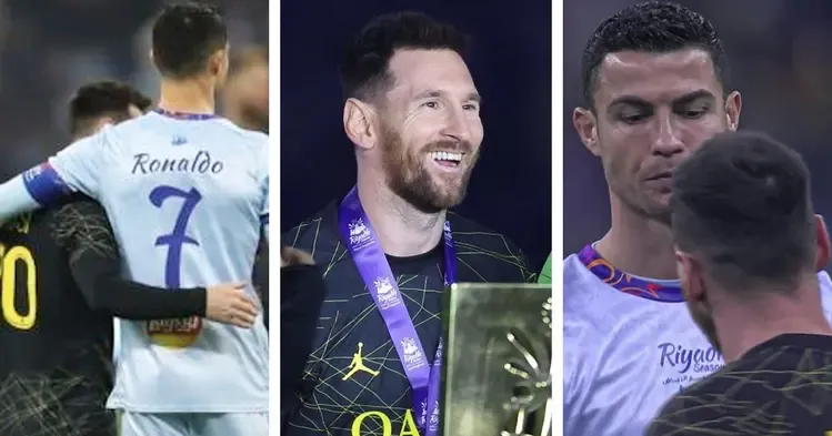 9 best images of Messi-Ronaldo meeting in friendly match