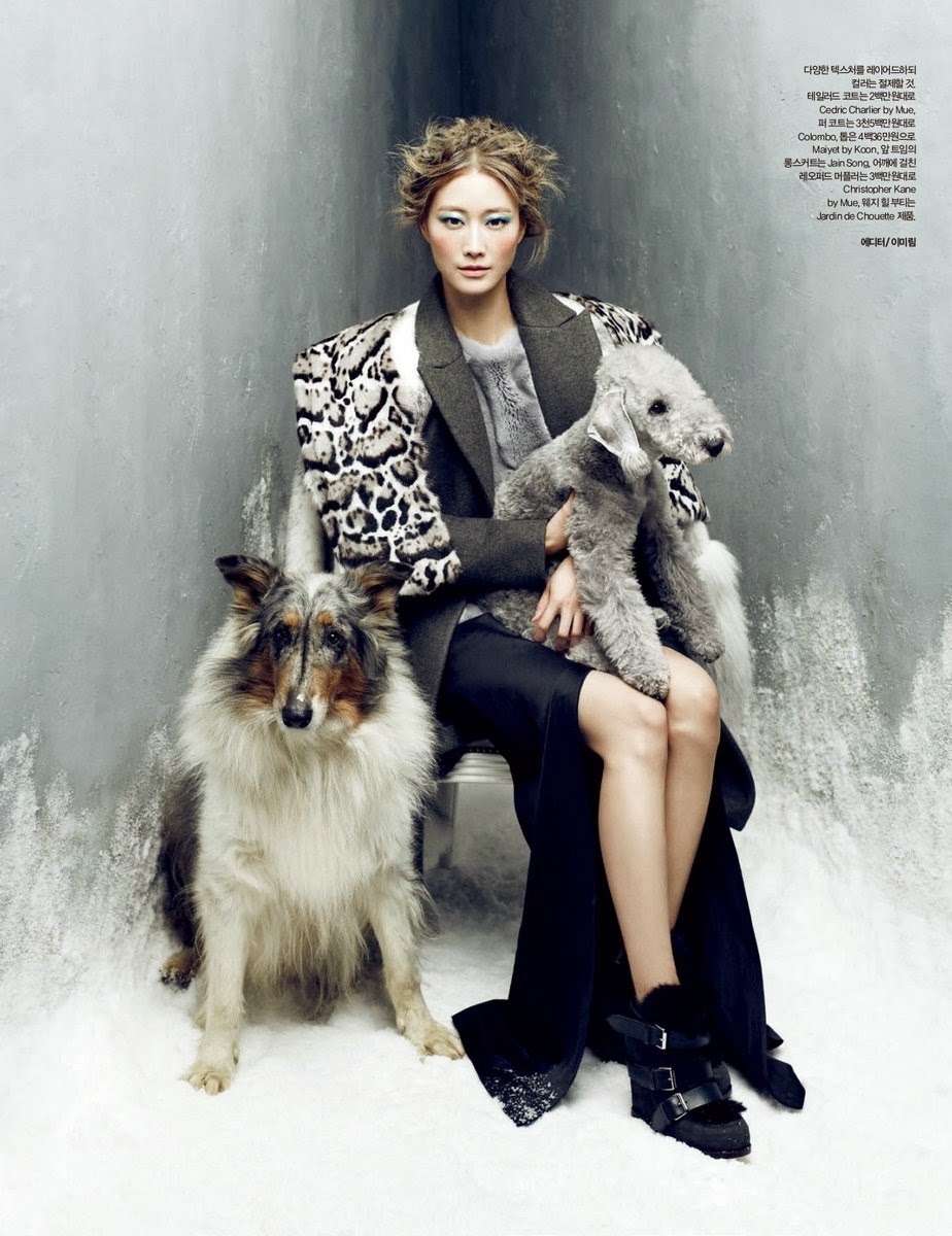 Magazine Photoshoot : Lee Hyun Yi Photoshot For Harper's Bazaar Magazine Korea January 2014 Issue 