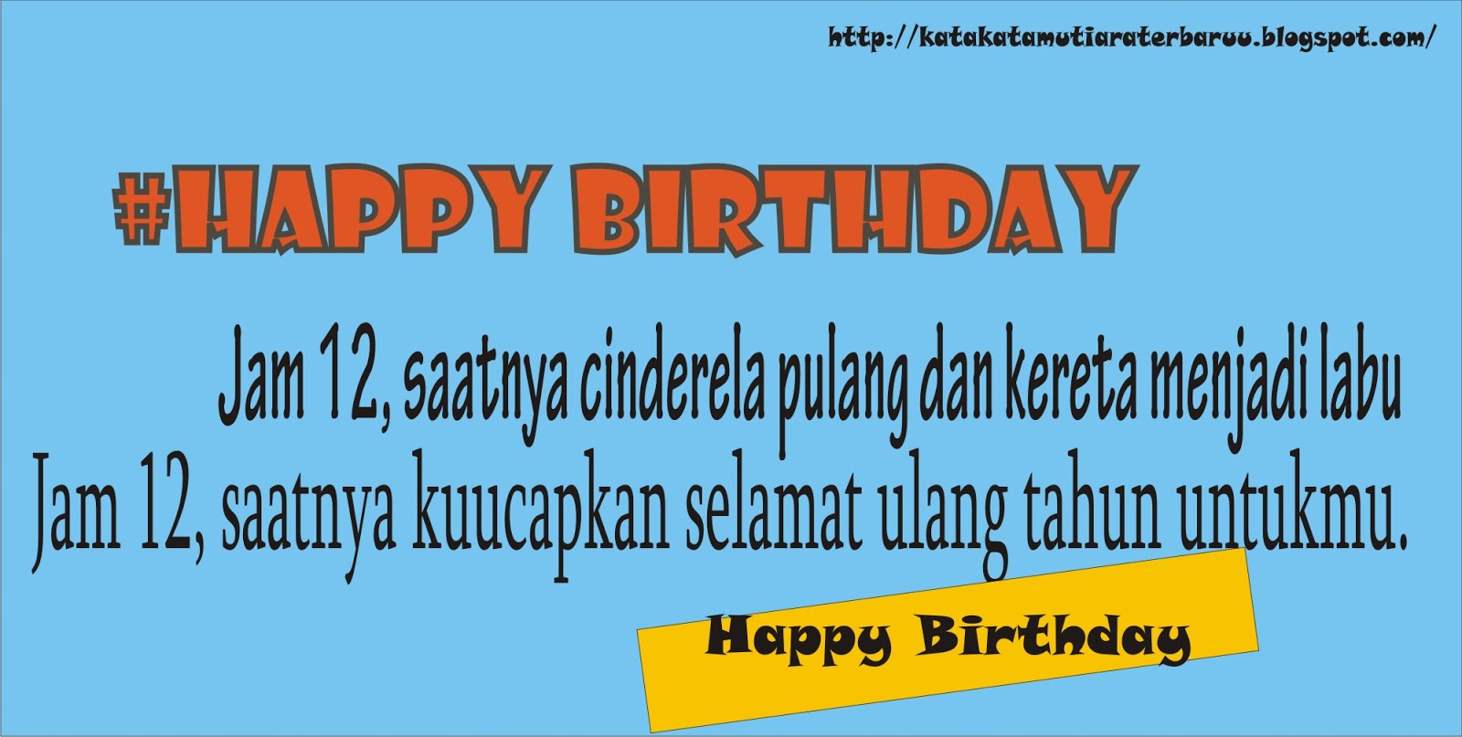 ucapan selamat ulang tahun untuk kakak