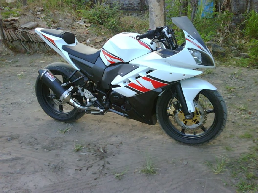 100 Modif Motor Mirip Ninja 250 Sobat Modifikasi