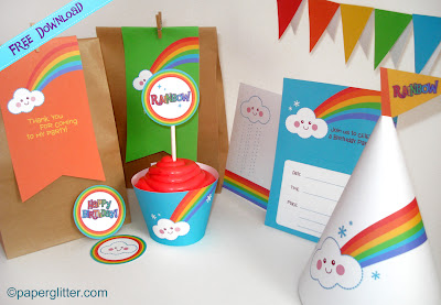 http://www.paperglitter.com/2010/05/free-rainbow-party-kit.html