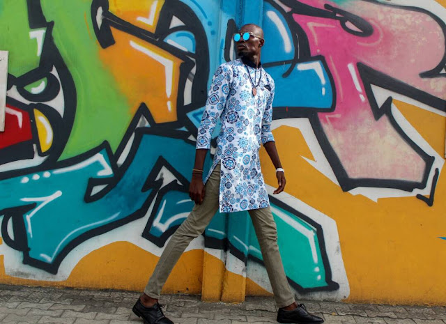 Tallest male model in Nigeria celebrates his birthday with inspiring message