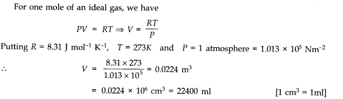 Solutions Class 11 Physics Chapter -13 (Kinetic Theory)