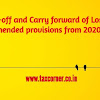 Carry Forward Finance Definition / Set Off And Carry Forward Of Losses Ca : Restriction on relief for carried forward losses.