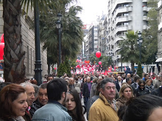 Manifestación 1 de mayo de 2012 en Vigo