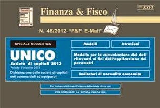 Finanza & Fisco 2012-46 - 15 Dicembre 2012 | TRUE PDF | Settimanale | Finanza | Tributi
Settimanale tecnico di informazione e documentazione tributaria.