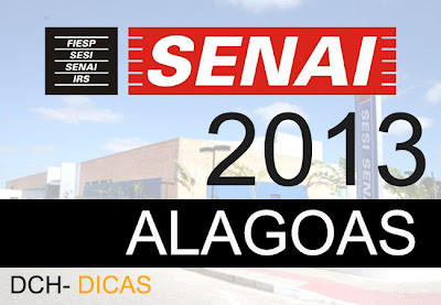 CURSOS SENAI ALAGOAS 2013