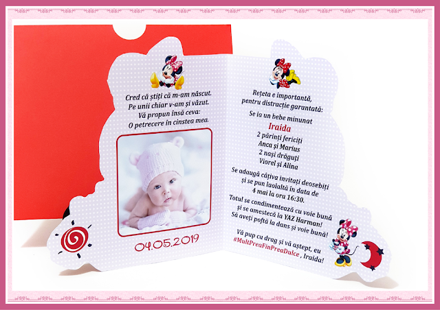 invitatii botez minnie mouse