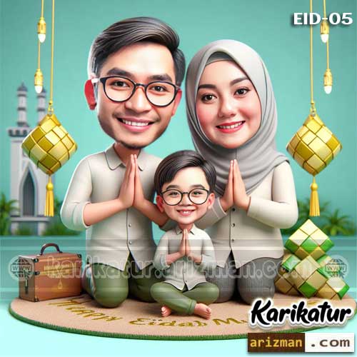 Karikatur 4D Lebaran Idul Fitri 5