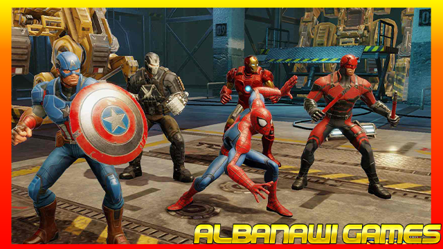 تحميل لعبة marvel strike force mod للاندرويد من ميديا فاير