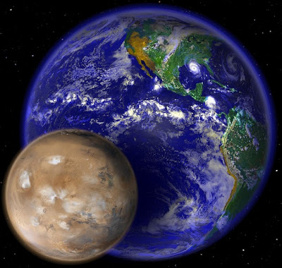 Comparison between Mars and Earth