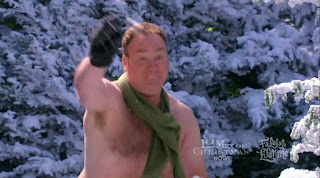 Mr. February Shirtless on 12 Men of Christmas