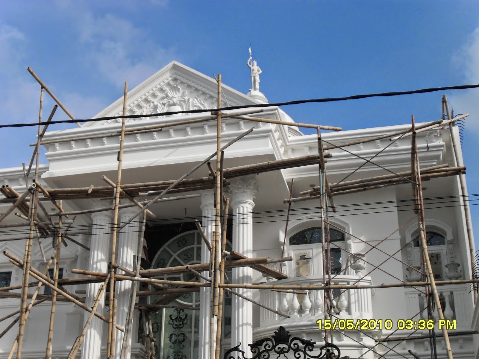 Kontraktor pembuat grc kubah masjid lisplang mahkota kolom 