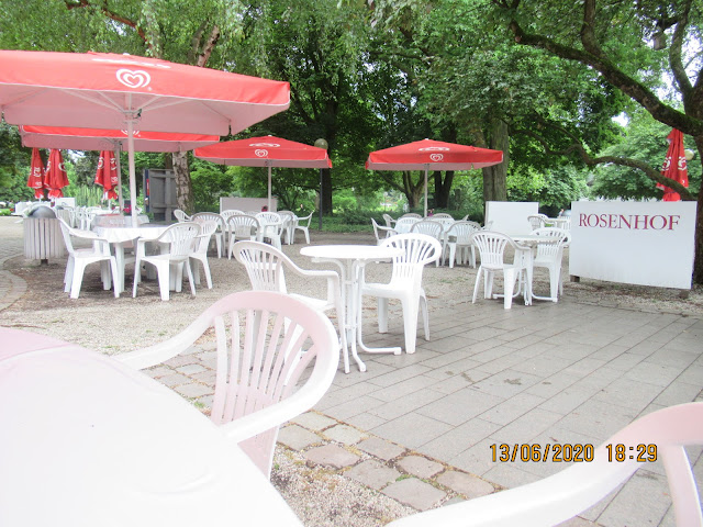 Das Restaurant Rosenhof im Planten un Blomen Park in Hamburg