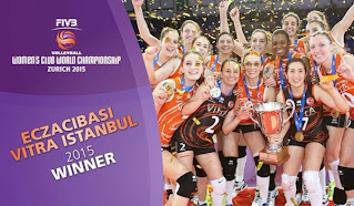 Eczacibasi Campeão Mundial Feminino de Voleibol de 2015