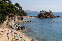 Magnífica imagen de la Cala Cap Roig en Sant   Antoni de Calonge. Costa Brava