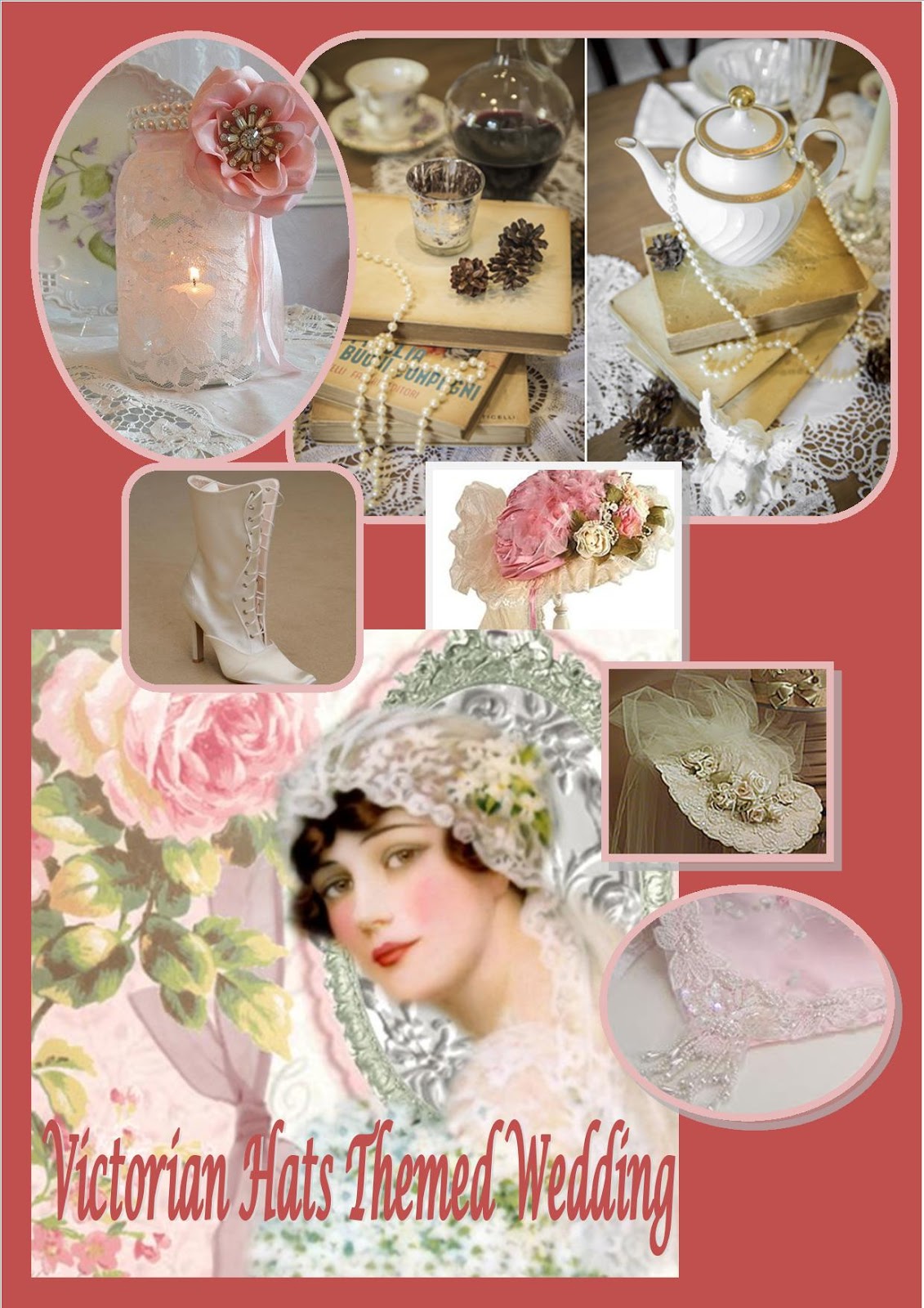 vintage lace off the shoulder wedding dresses  victorian wedding or a victorian hat wedding theme what better