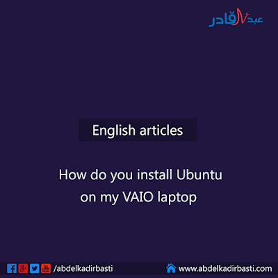 How do you install Ubuntu on my VAIO laptop